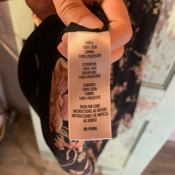 Women’s Casual Corner black floral Y2K maxi dress - Picture 4 of 6